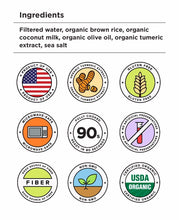 Load image into Gallery viewer, Healthee Organic Turmeric Brown Rice - Precooked Whole Grain Rich With Nutrients