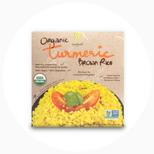 Load image into Gallery viewer, Healthee Organic Turmeric Brown Rice - Precooked Whole Grain Rich With Nutrients