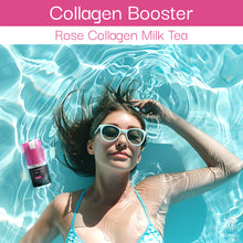 Load image into Gallery viewer, Healthee Collagen Booster Milk Tea with Oatmilk - Rose - 8 Fl Oz