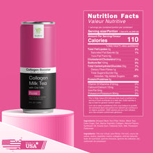 Load image into Gallery viewer, Healthee Collagen Booster Milk Tea with Oatmilk - Rose - 8 Fl Oz