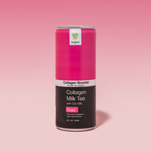 Load image into Gallery viewer, Healthee Collagen Booster Milk Tea with Oatmilk - Rose - 8 Fl Oz