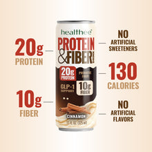 Load image into Gallery viewer, Healthee Protein &amp; Fiber - Cinnamon - 11 Fl Oz