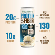 Load image into Gallery viewer, Healthee Protein &amp; Fiber - Vanilla - 11 Fl Oz