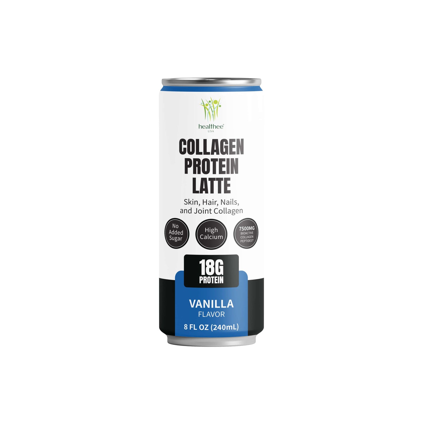 Collagen Protein Latte - Fresh Vanilla - 8 Fl Oz