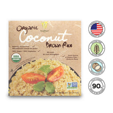 Load image into Gallery viewer, Healthee Organic Coconut Brown Rice - Precooked Whole Grain Rich With Nutrients