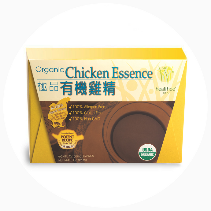 Healthee Chicken Essence - Nutritious Organic Beverage - 6 bottles x 70 ml (2.4 oz.)