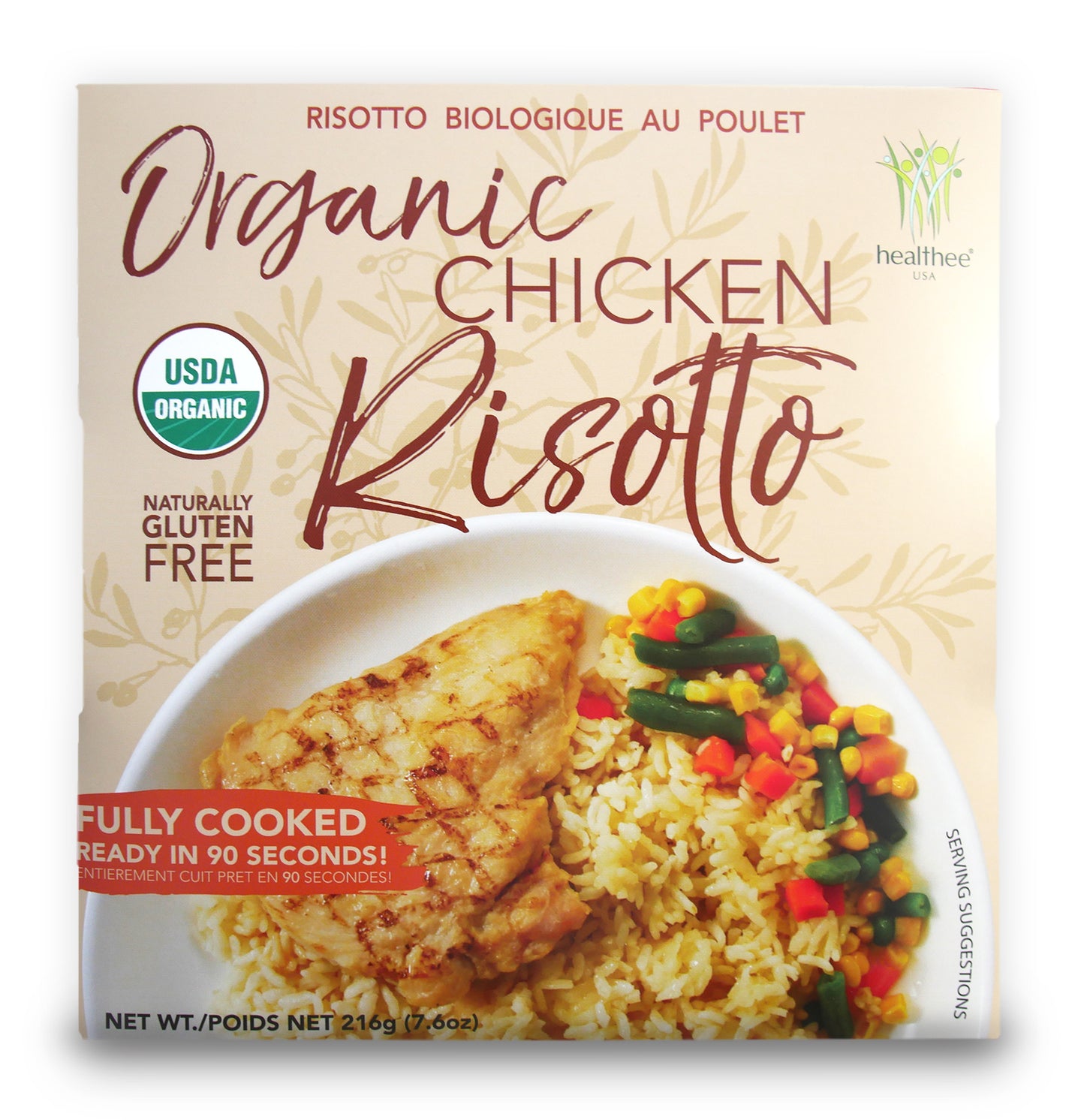 HEALTHEE Organic Chicken Risotto 7.6 oz ( 216gr )